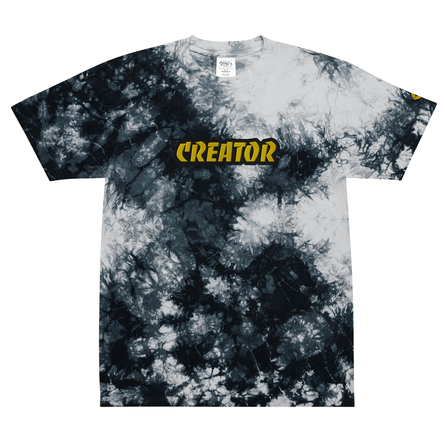 Oversized Embroidered '''CREATOR''' Tie-Dye Tee