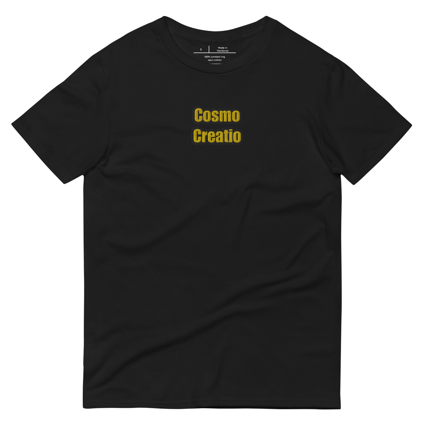 Embroidered '''Cosmo Creatio''' Tee