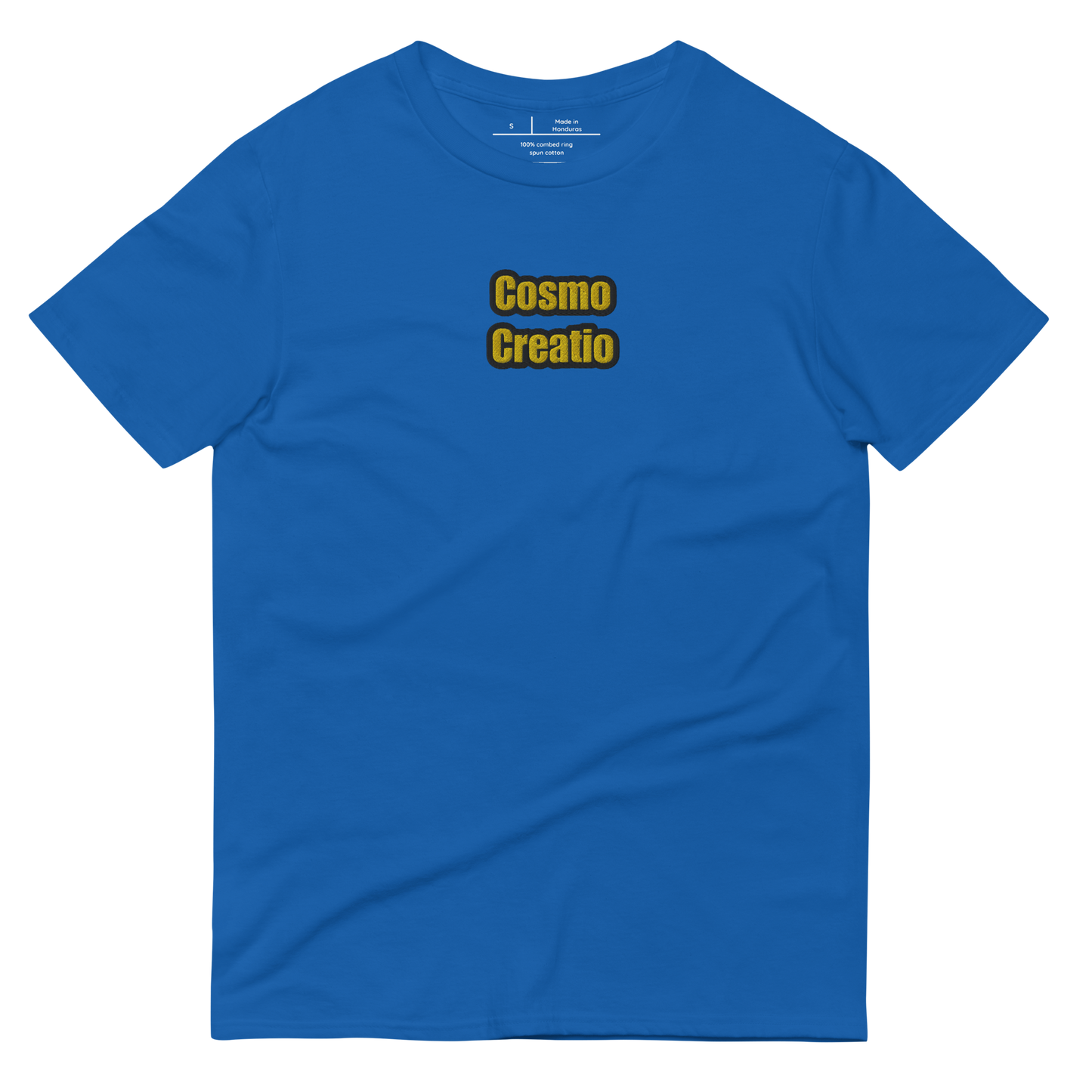 Embroidered '''Cosmo Creatio''' Tee